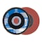 Pferd 4-1/2" x 7/8" A.H. POLIFAN Flap Disc - A-COOL SG INOX+ALU, Aluminum oxide, 40 Grit, Conical 62231 - alternate 1